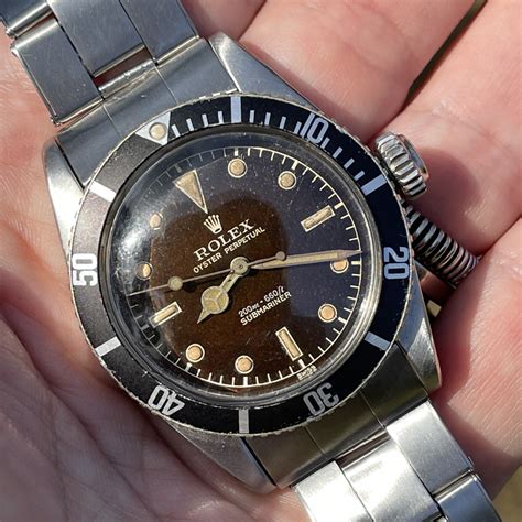 mens rolex vintage 38mm submariner 6538|Rolex Submariner ref 6538.